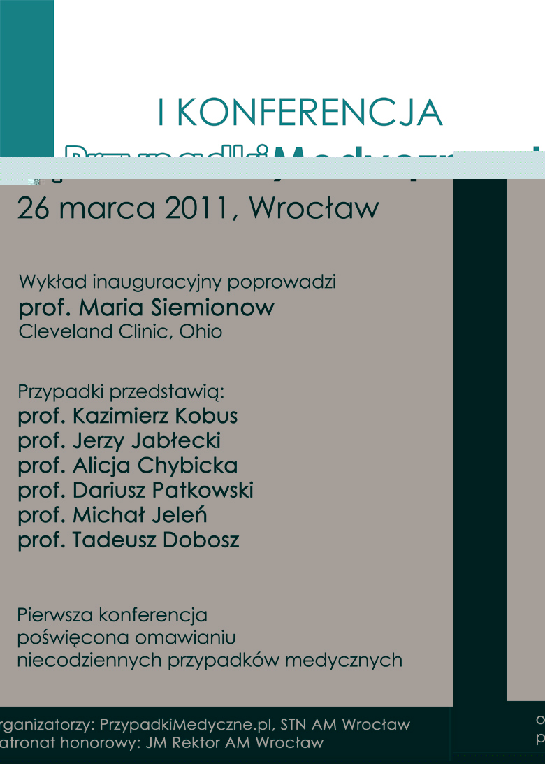 I Konferencja PrzypadkiMedyczne.pl