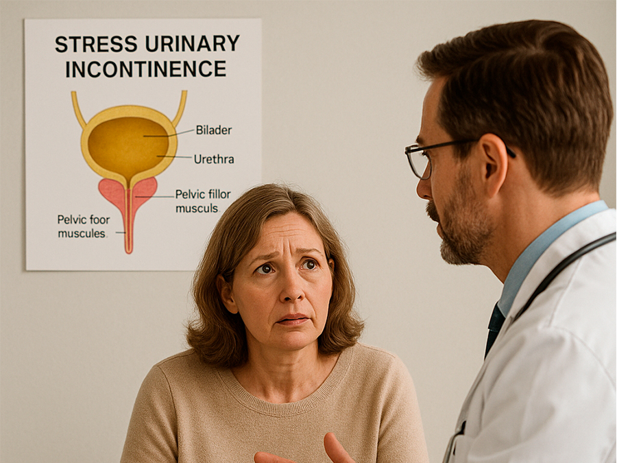 Stress urinary incontinence in women --- clinical case and narrative review